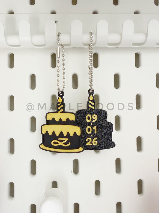 JK Birthday Cake Charm