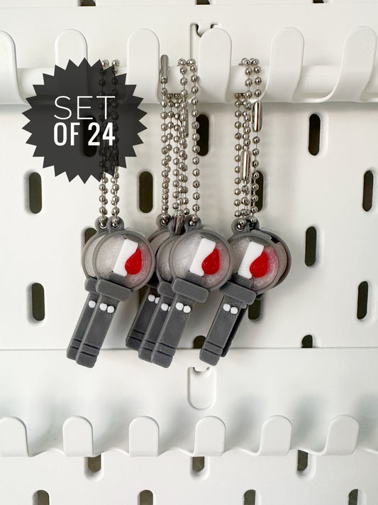 Set of 24 vampire inspired lightsticks with blood drop for engene fans