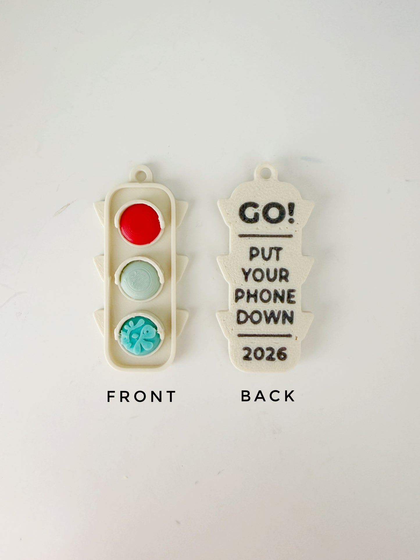 GO! Traffic Light Keychain Charms (24 pcs)