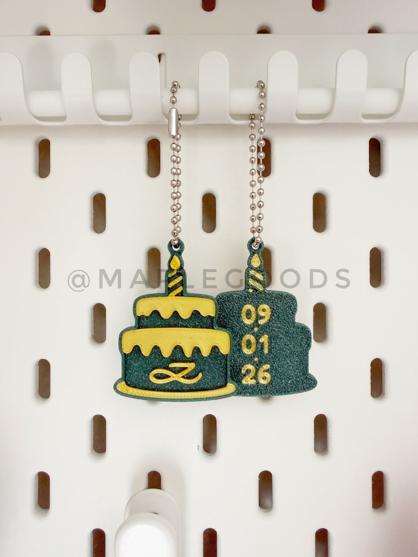 JK Birthday Cake Charm
