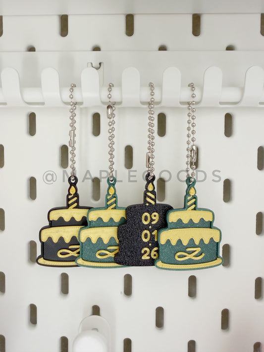 JK Birthday Cake Charm